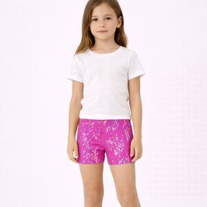 Danskin Now Shimmer Print Shorts Active Colorful Costume Gift Halloween Summer